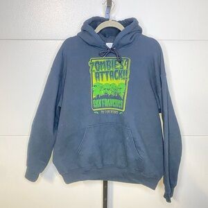 Zombie Attack San Francisco 7D Experience Pier 39 Hoodie Black Green Zombies SF